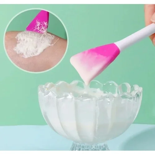 İthalat® Silikon Yüz Temizleme Fırçası ve Maske Uygulama Spatulası