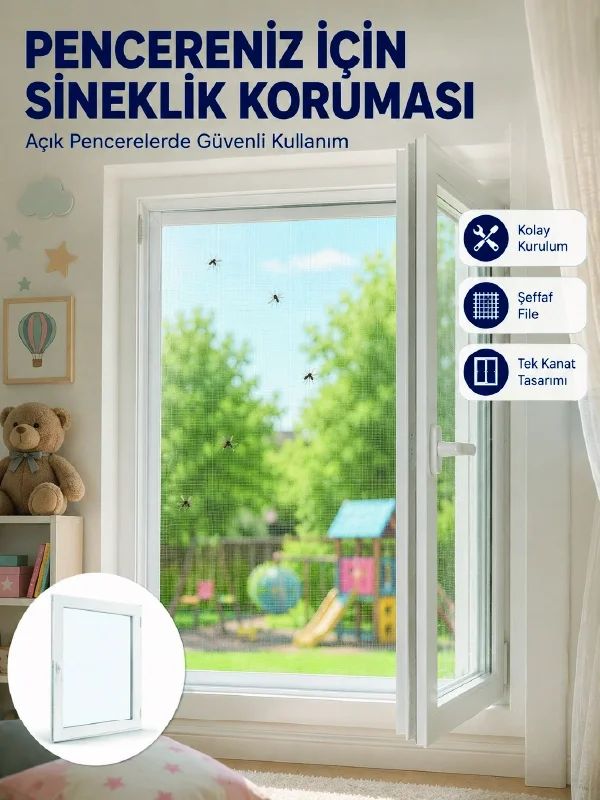 İthalat® Sinek ve Uçan Böceklere Karşı Koruyucu Pencere Sineklik Filesi Fiyatı, Yorumları ve Özellikleri