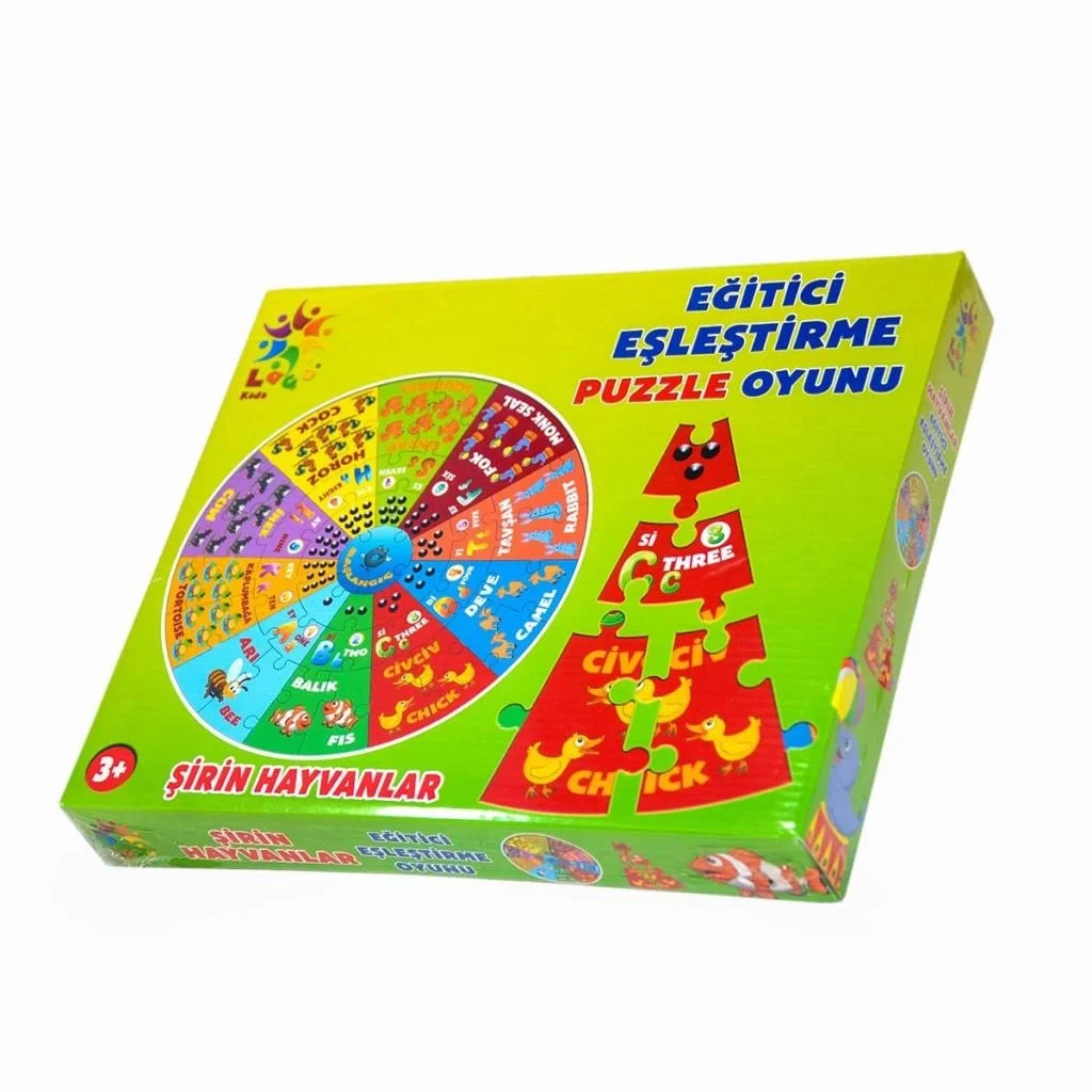 İthalat® Şirin Hayvanlar İngilizce Eğitici Puzzle Fiyatı, Yorumları ve Özellikleri