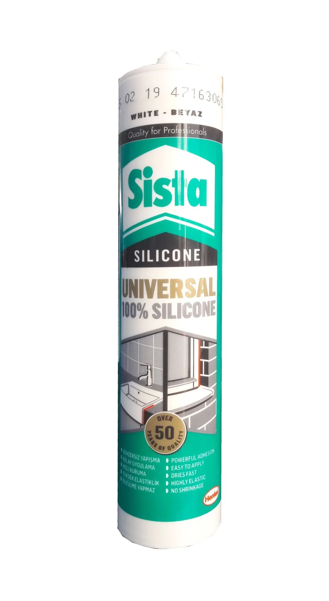 İthalat® Sista Üniversal Beyaz Silikon 280 ml