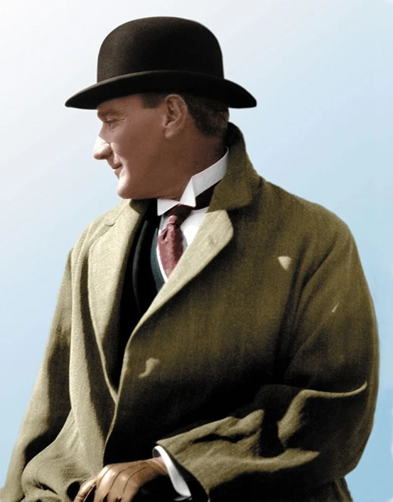 İthalat® Siyah Renk Atatürk Şapkası