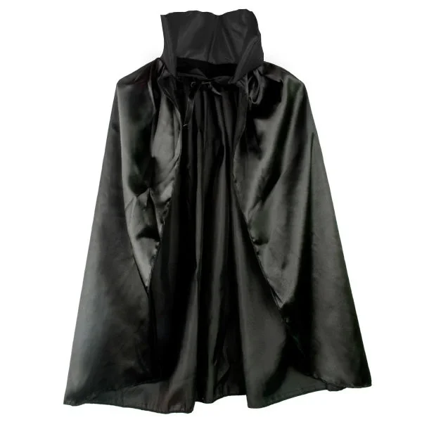 İthalat® Siyah Renk Yakalı Halloween Pelerini 90 cm