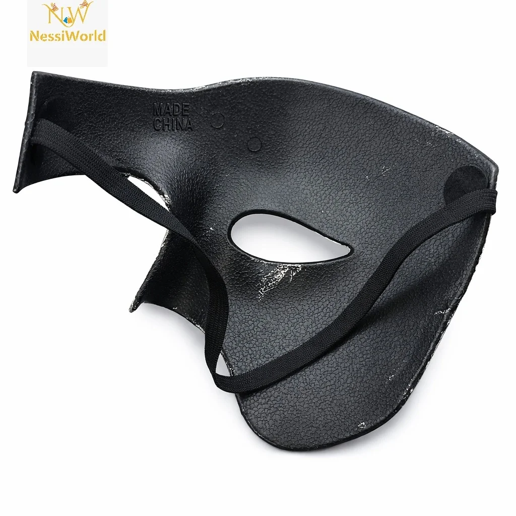 İthalat® Siyah Yarım Erkek Maske – Phantom Parti &amp; Balo Maskesi