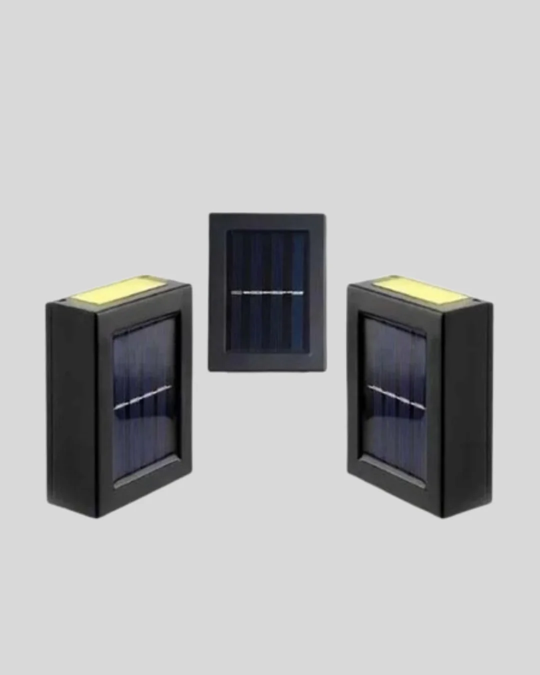 İthalat® Solar Güçlü 6 LED Dış Mekan Lambası – Otomatik Aç/Kapa Işık Sensörlü Aydınlatma