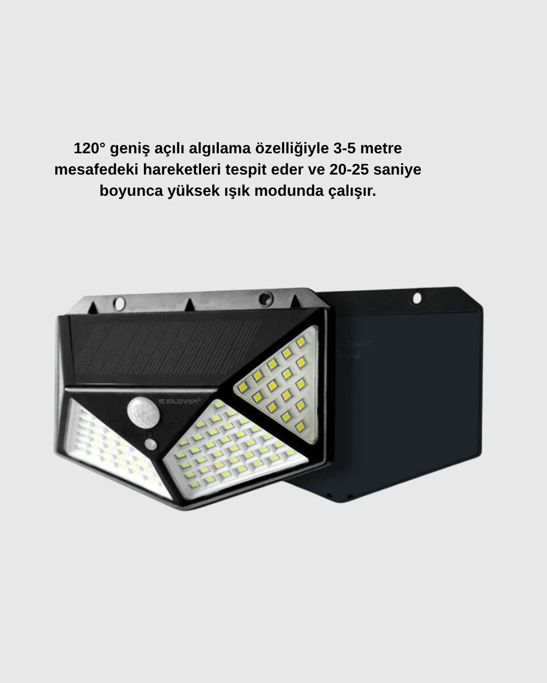 İthalat® Solar Güçlü 100 LED Bahçe Lambası – Enerji Tasarruflu, Suya Dayanıklı ve Geniş Açılı Işık