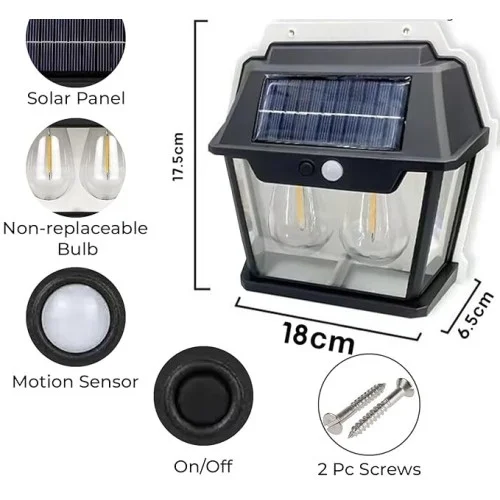 İthalat® Solar Outdoor Lamba