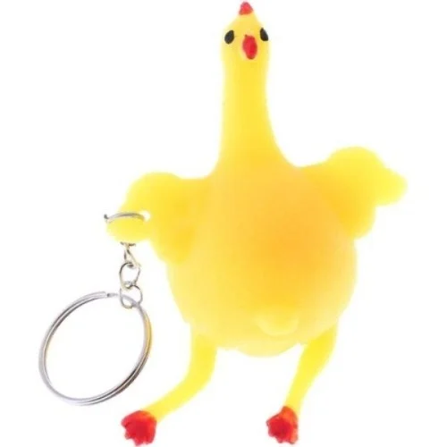 İthalat® Squishy Yumurtlayan Tavuk Anahtarlık