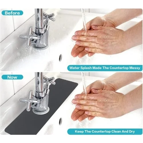 İthalat® Su Emici Sihirli Lavabo Kenar Matı