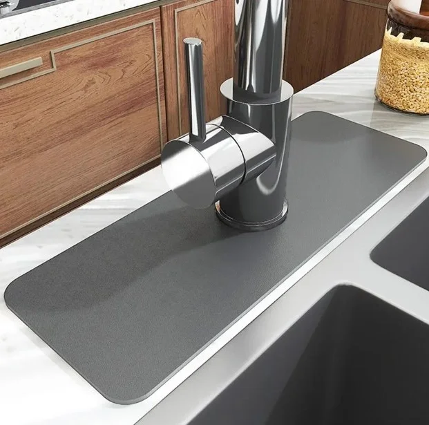 İthalat® Su Emici Sihirli Lavabo Kenar Matı 38x13cm MC-605