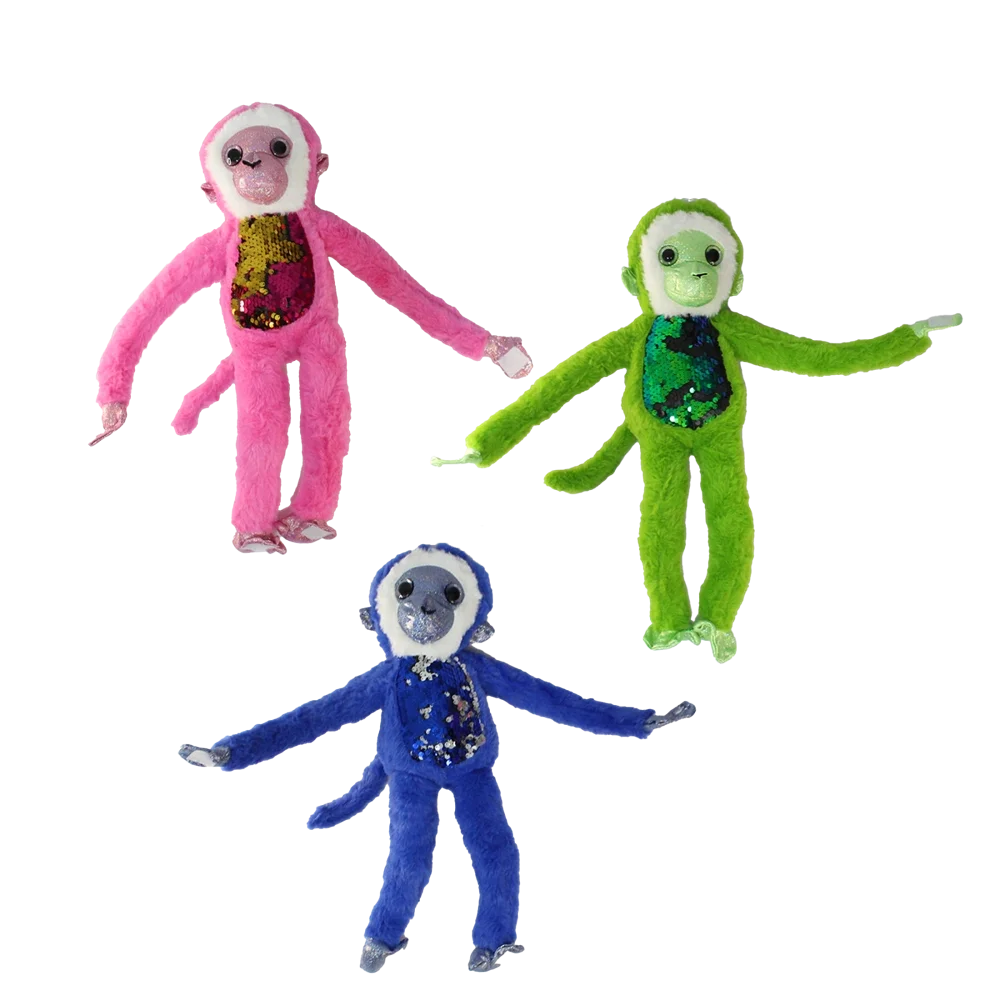 İthalat® Süslü Maymunlar Peluş Oyuncak 45 cm 1 adet