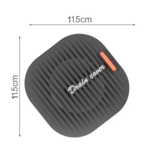 İthalat® Süzgeçli Lavabo Gider Koruyucu Mat Gri