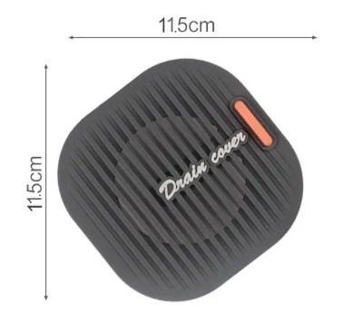 İthalat® Süzgeçli Lavabo Gider Koruyucu Mat Gri