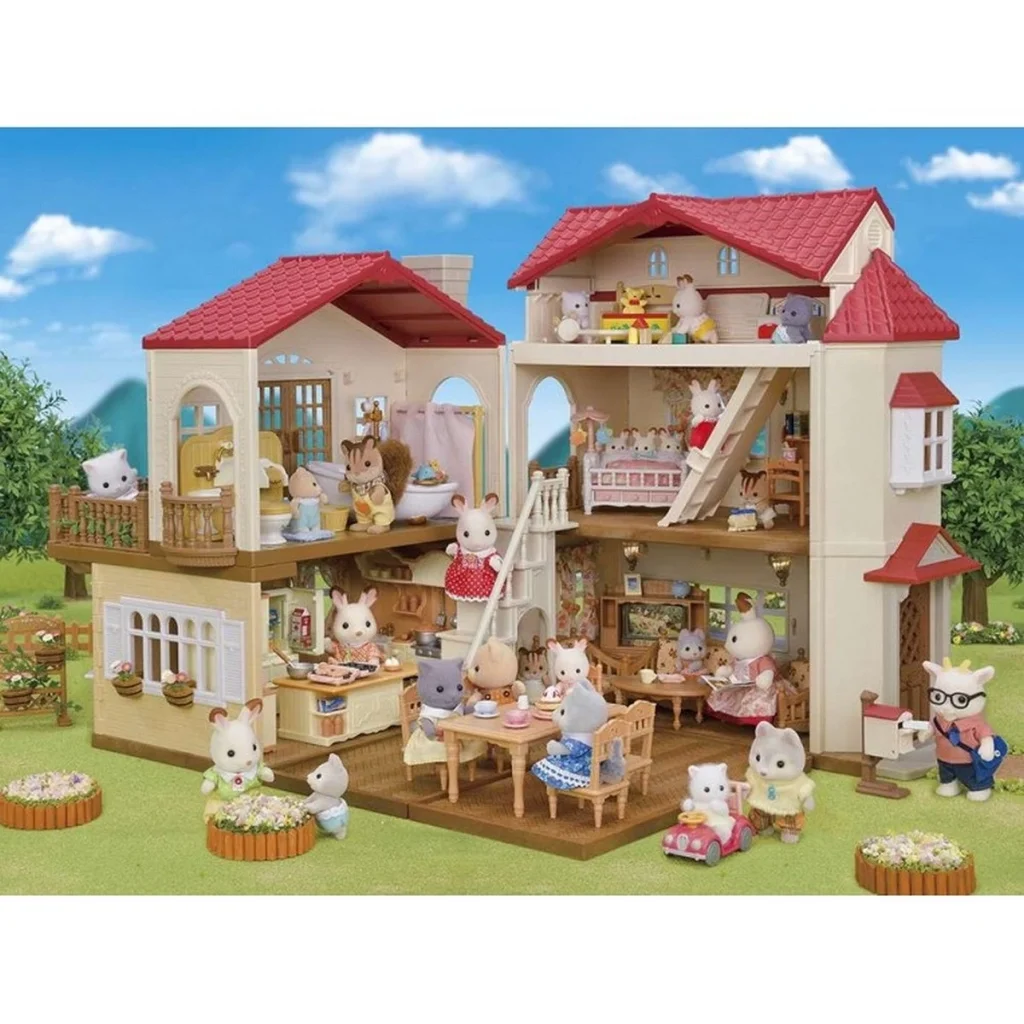 İthalat®  Sylvanian Families Oyun Odalı Işıklı Şehir Evi 5708
