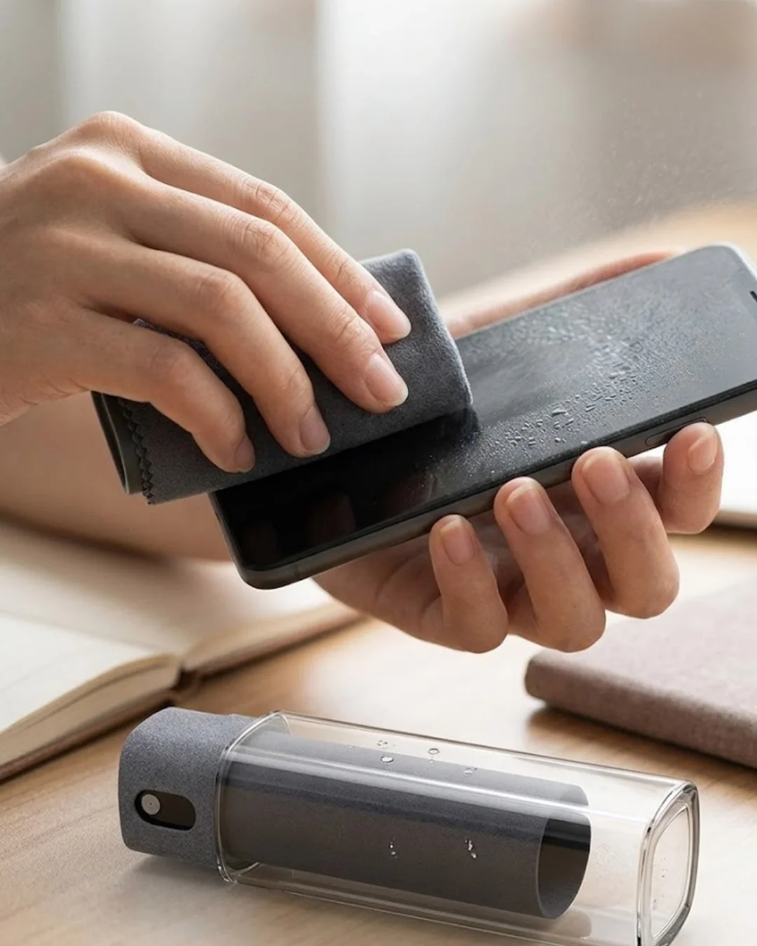 İthalat® Taşınabilir Ekran Temizleme Sprey Şişesi Telefon Laptop Tablet Temizleme Aparatı