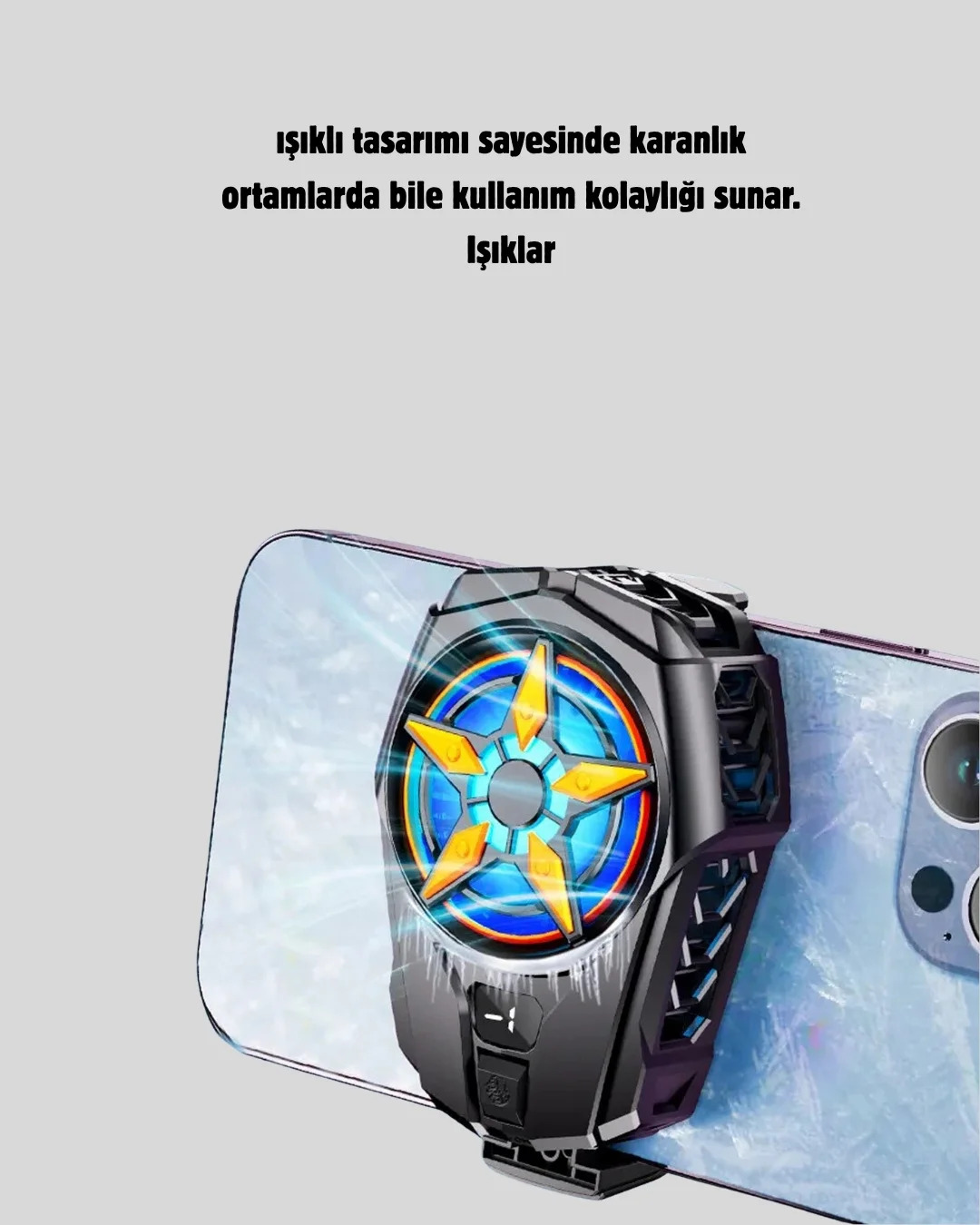 İthalat® Taşınabilir Şarjlı Telefon Soğutucu – Sessiz Fan Motoru ile Yüksek Performans Koruma