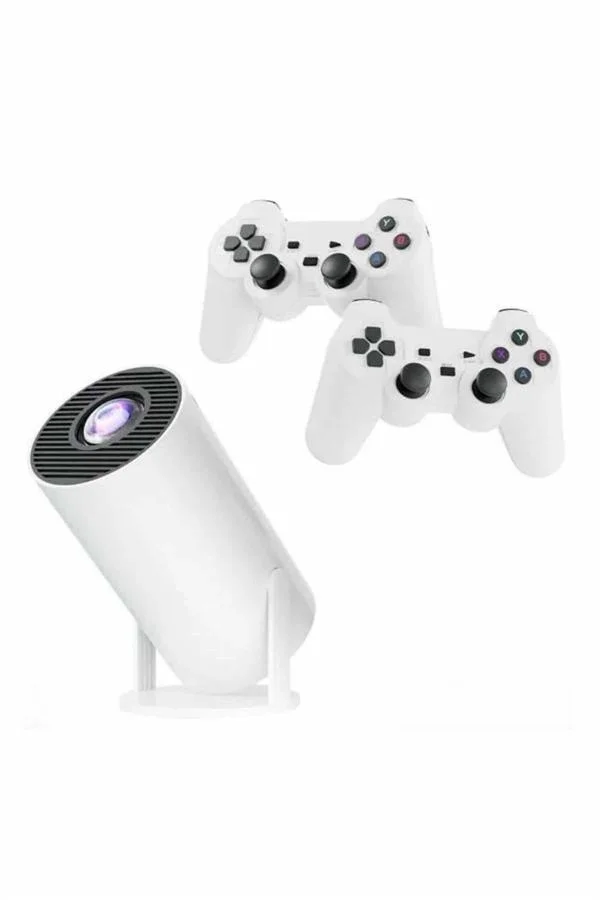 İthalat® Taşınabilir Android Projeksiyon Ayaklı Çift Kollu 4K Çözünürlüklü Sinema Projeksiyonu