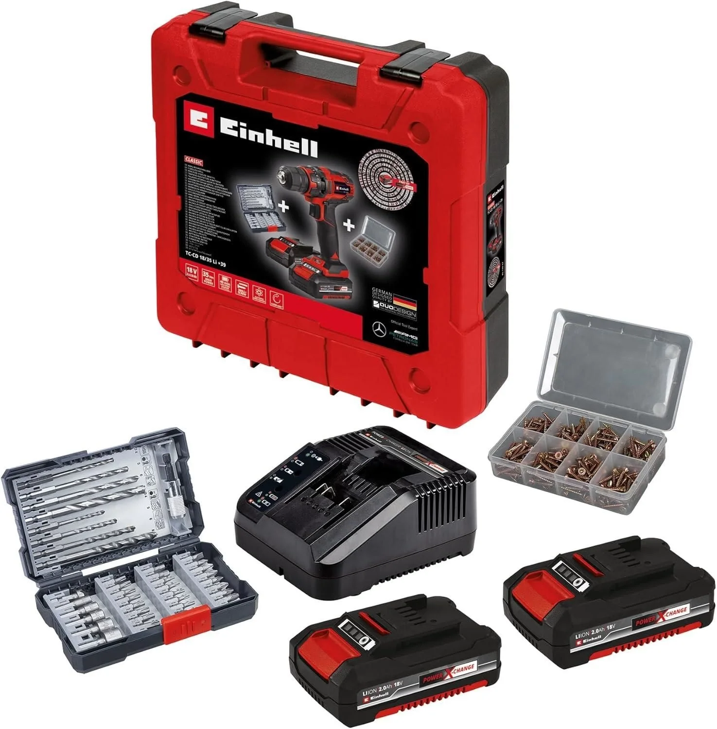 İthalat®  TC CD 18/35 Li + 39 (2x2,0Ah) Akülü Vidalama