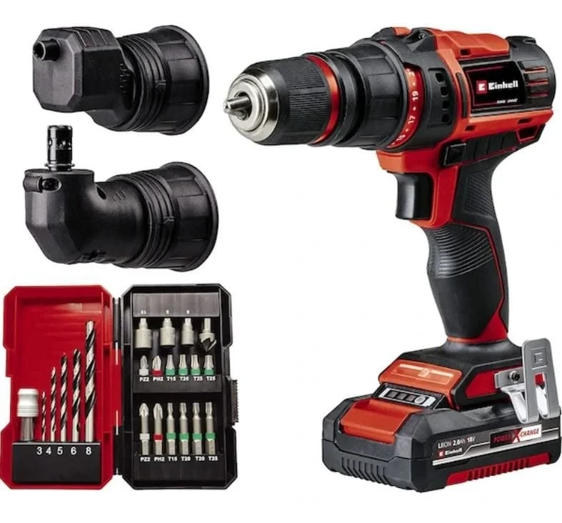 İthalat®  TE-CD 18/45 3X Lİ-i +22 (1x2,0 Ah) Akülü Vidalama Set