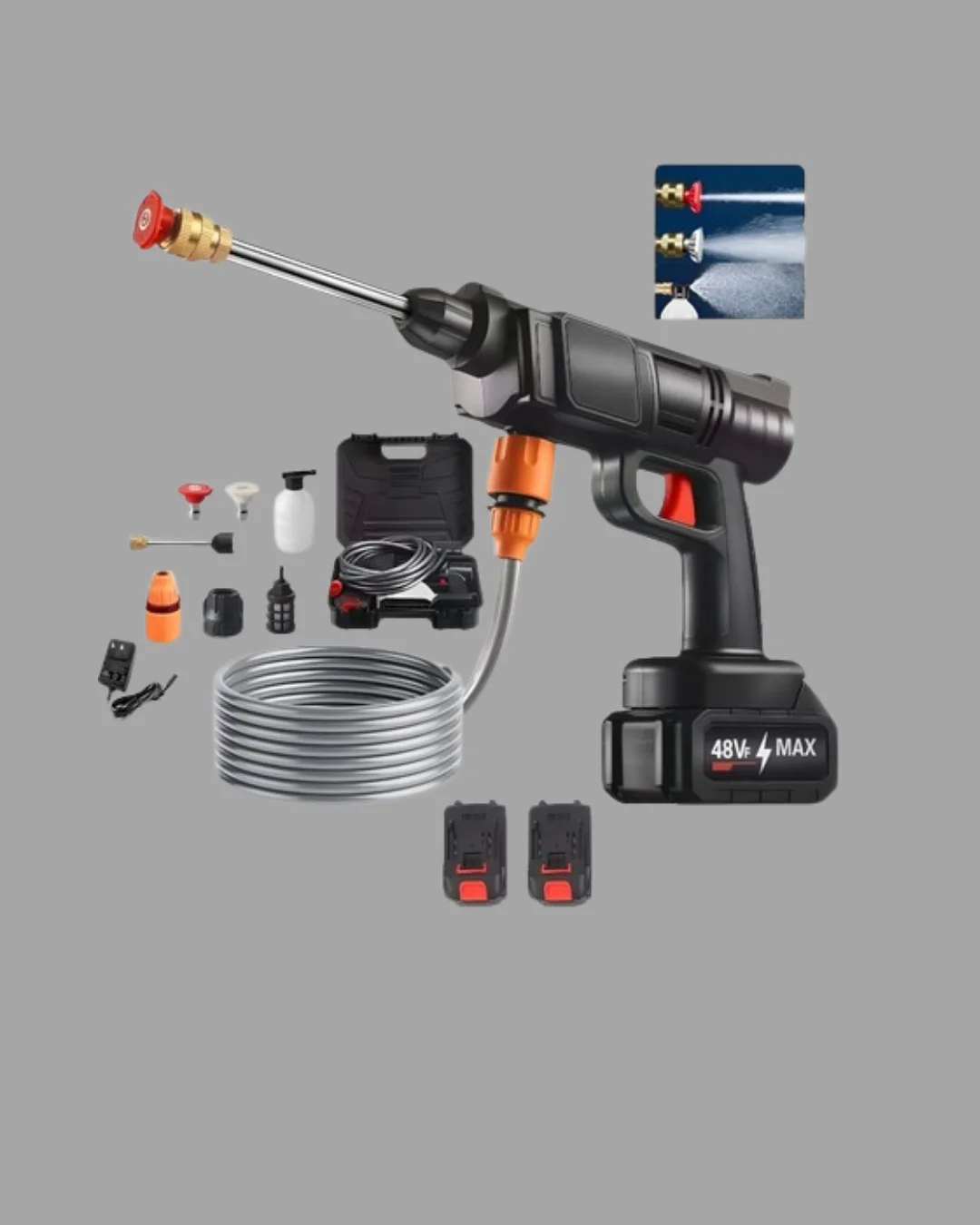 İthalat® TEK BATARYALI 48V Şarjlı Basınçlı Yıkama Makinesi Fiyatı, Yorumları ve Özellikleri