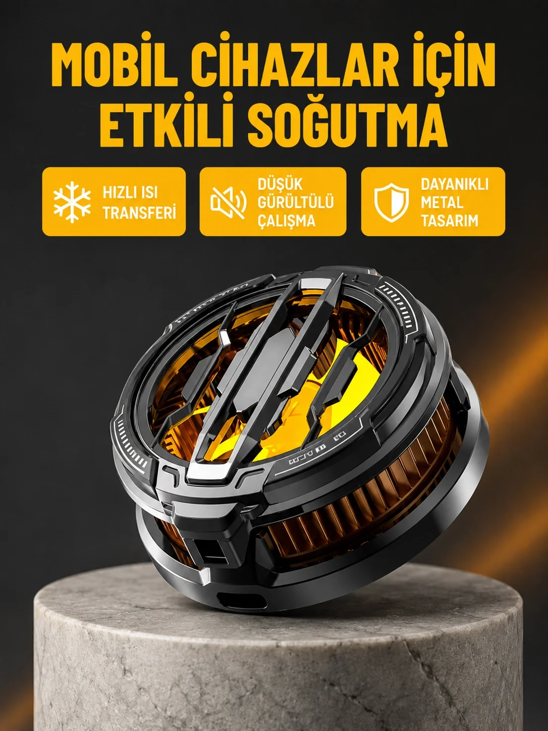 İthalat® Telefon Soğutucu Yarı İletken Teknoloji ile Hızlı Serinleme ve Yüksek Performans