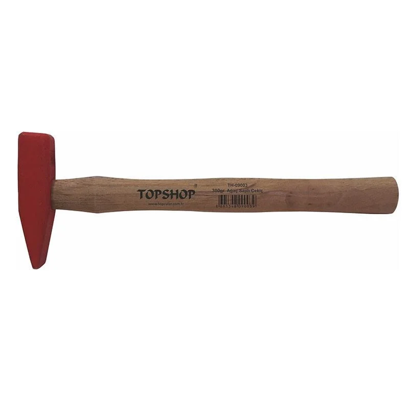 İthalat® Topshop 09003 Ağaç Saplı Çekiç 300 gr