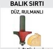İthalat® Topshop 14451 Balıksırtı Freze Bıçağı 12 mm  R5