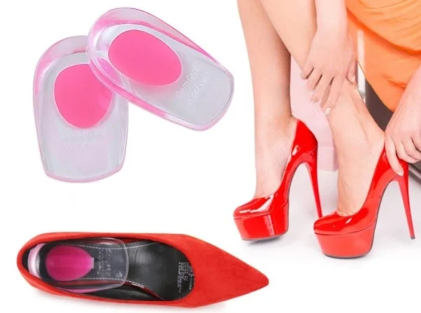 İthalat® Topuk Silikonu Şeffaf Pembe Bayan