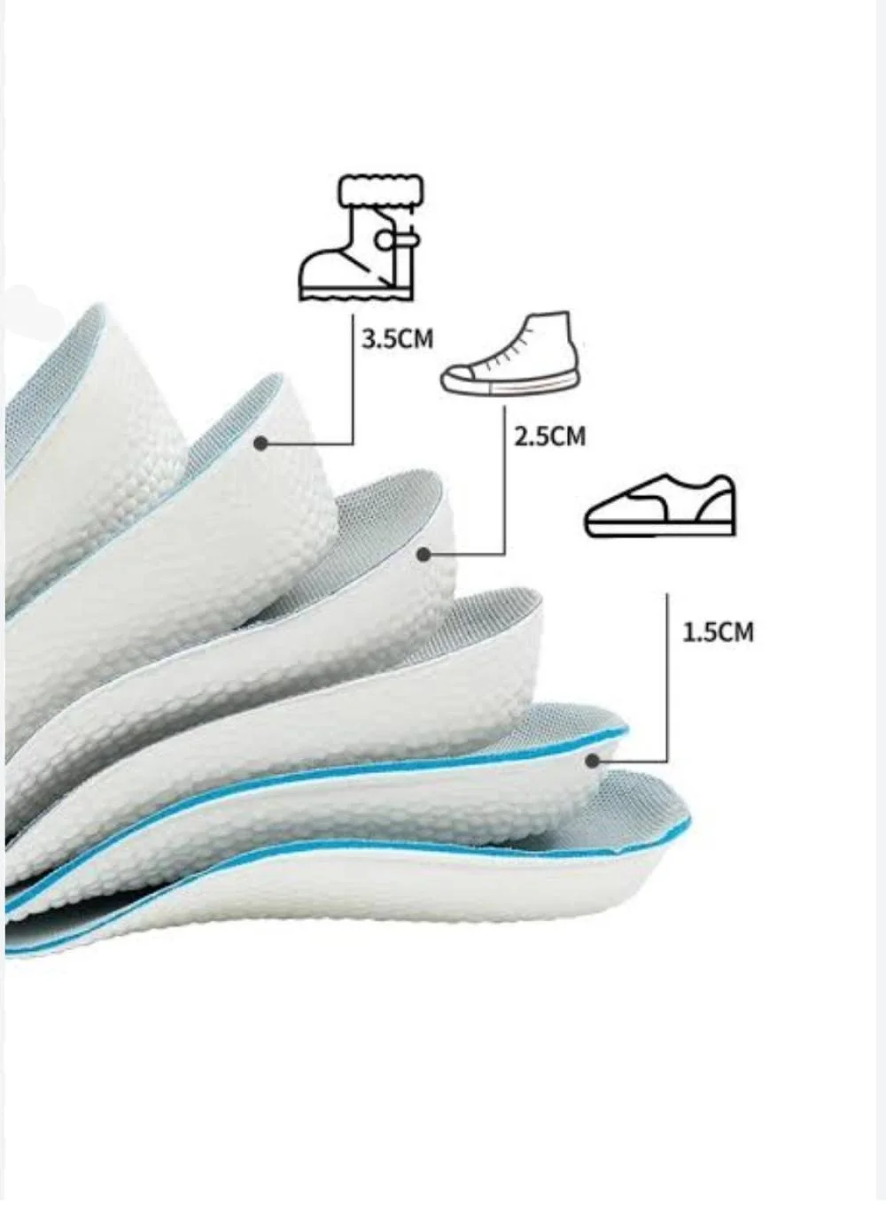 İthalat® Topuk Yükseltici 3,5 cm NO 55