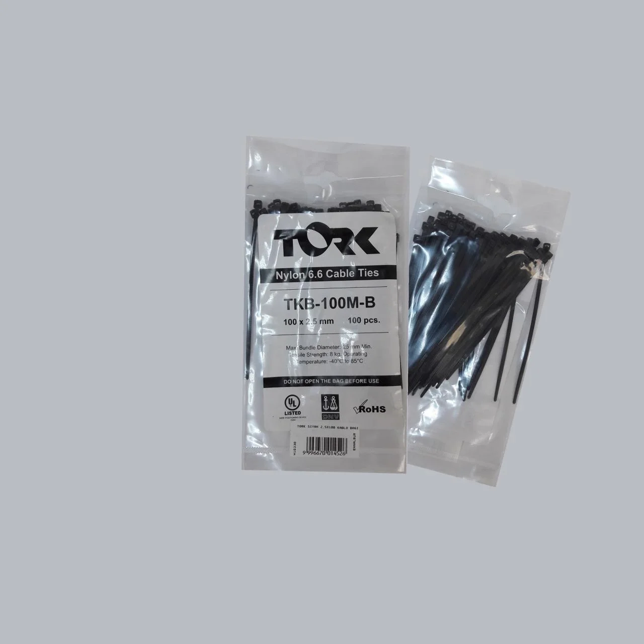 İthalat® Tork Siyah Kablo Bağı 2,5X100