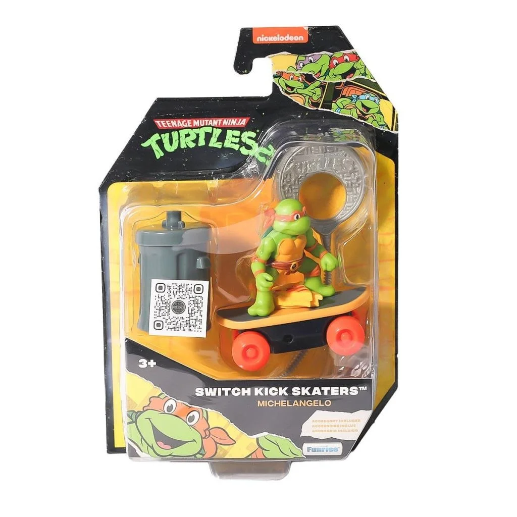 İthalat® TU812001 TMNT Ninja Kaplumbağalar Kaykay Figürü - 71052