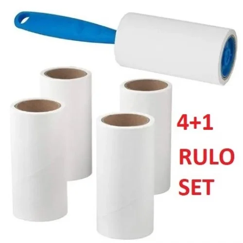 İthalat®  Tüy Toz Toplayıcı 5 Yedekli Rulo 300 Yaprak