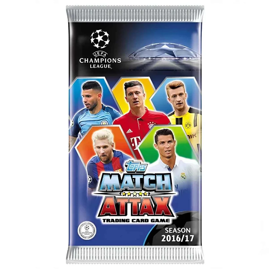 İthalat® UEFA Şampiyonlar Ligi 16/17 Match Attax Futbolcu Kartları - ( 1 PAKET FİYATIDIR )