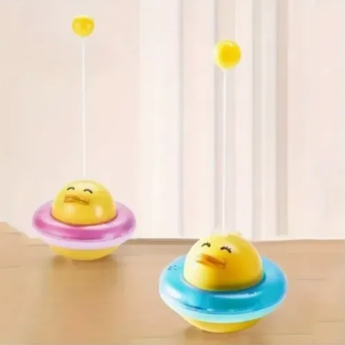 İthalat® UFO Şekilli Ördek Kedi Oyuncağı