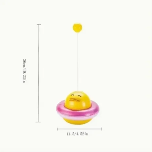 İthalat® UFO Şekilli Ördek Kedi Oyuncağı