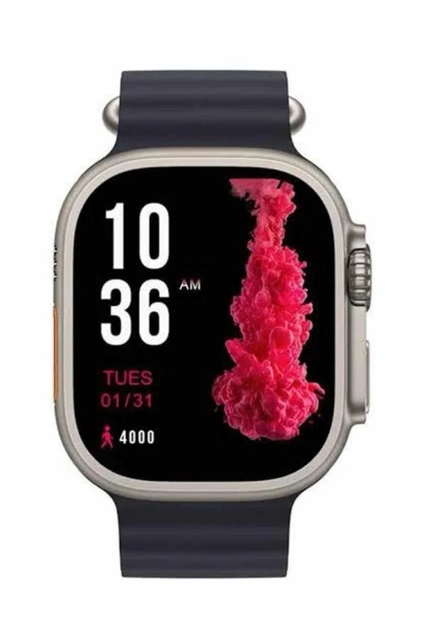 İthalat® Ultra Akıllı Saat 49 Mm Çift Kordonlu Arama Cevaplama Bluetooth Bağlantılı