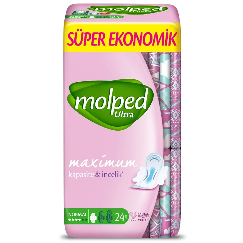 İthalat®   Ultra Hijyenik Anatomik Ped Normal Süper Eko 24 Adet