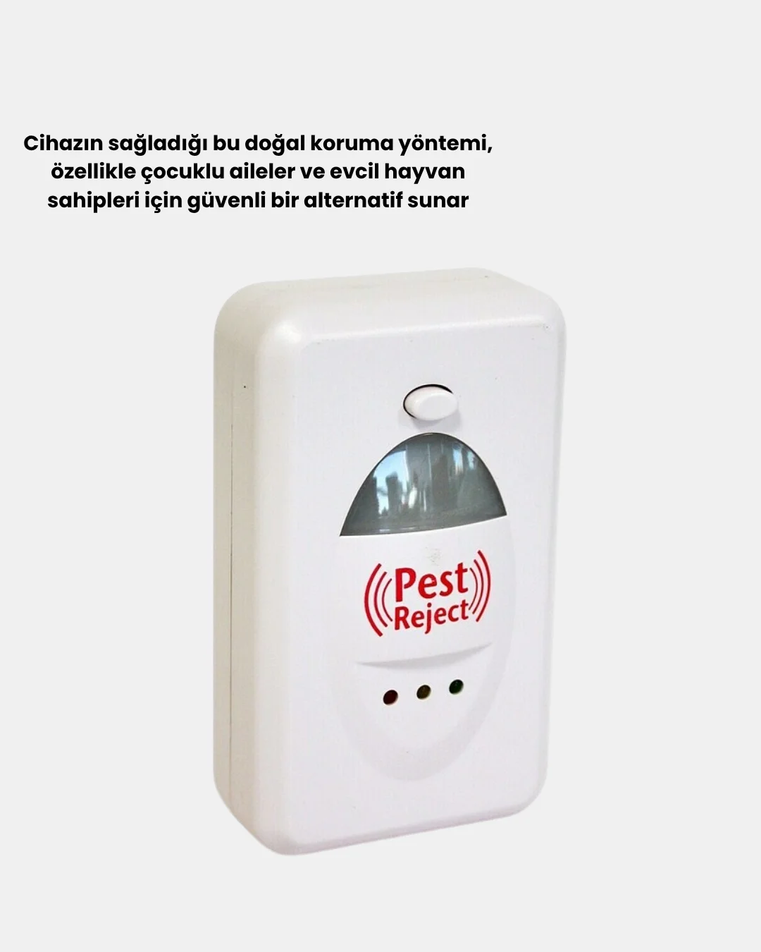 İthalat® Ultrasonik Haşere Kovucu Cihaz – Sessiz, Kimyasalsız ve Etkili Koruma