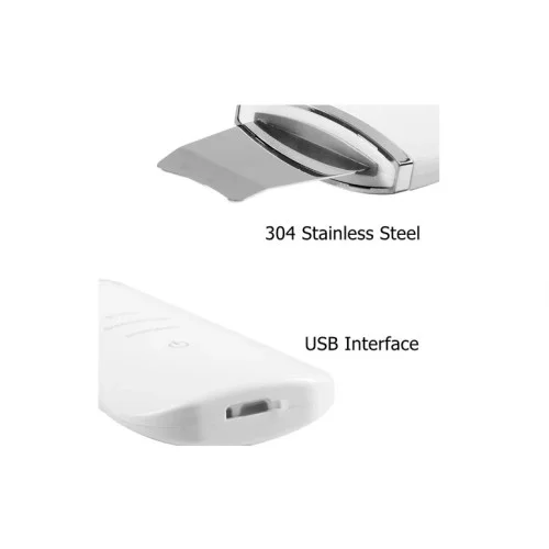 İthalat® Ultrasonik Spatula Yüz Akne Giderici Siyah Nokta Temizleme Cihazı