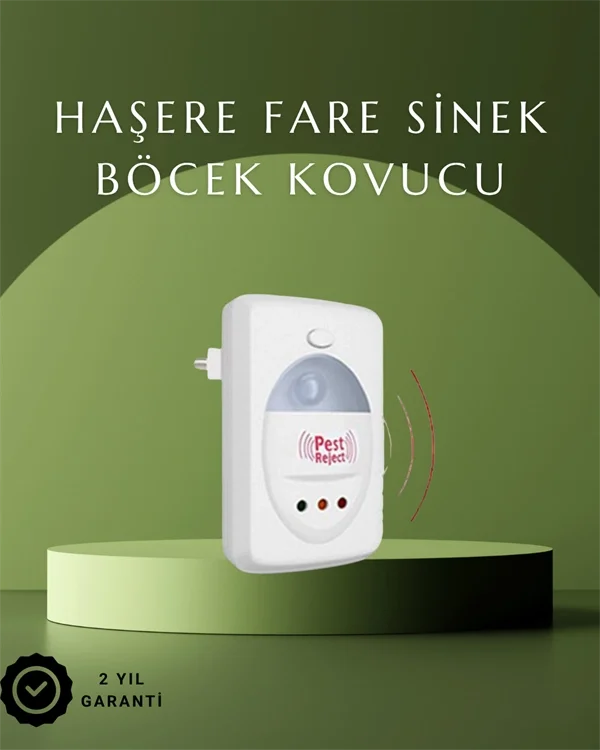 İthalat® Ultrasonik Ses Dalgalarıyla Kimyasalsız Fare ve Böcek Kovucu Cihaz