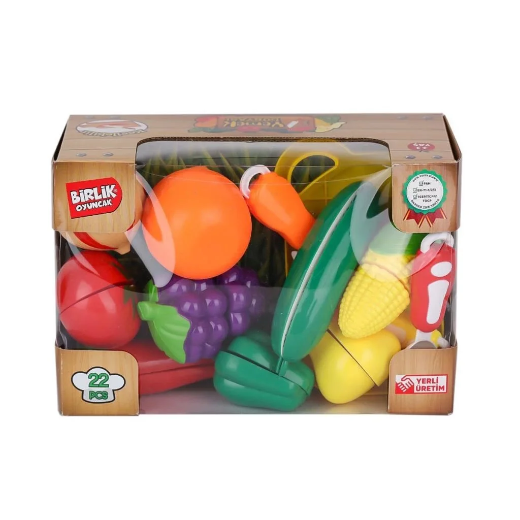 URT007-KUTU-2AB 22 PCS KESİLEBİLİEN SEBZE MEYVELER Fiyatı, Yorumları ve Özellikleri