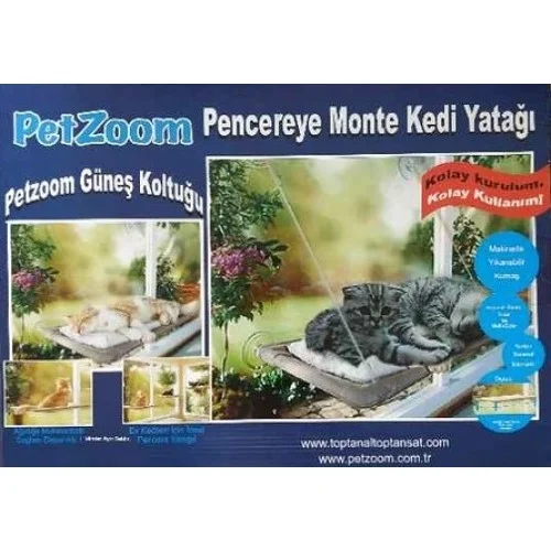 İthalat® Vantuzlu Kedi Pencere Yatağı