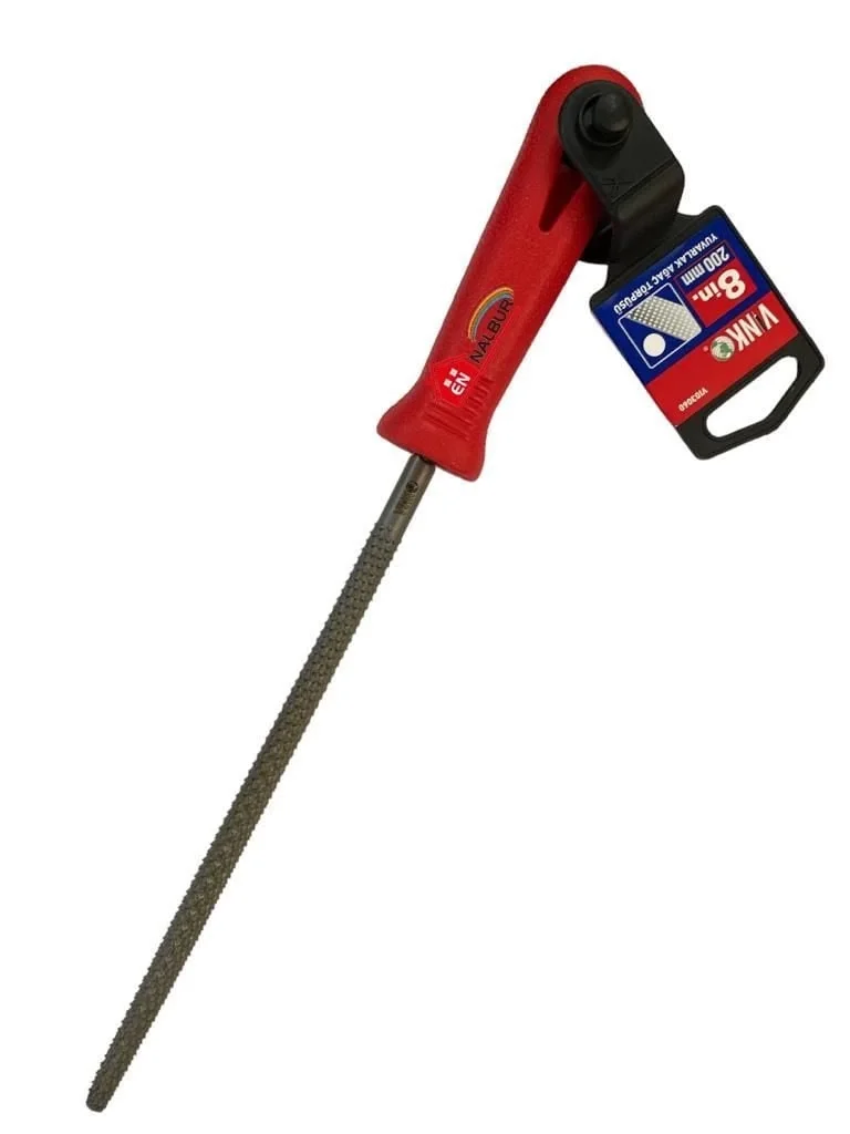 İthalat® Vinko 03062 Yarım Yuvarlak Törpü Saplı 8 İnch