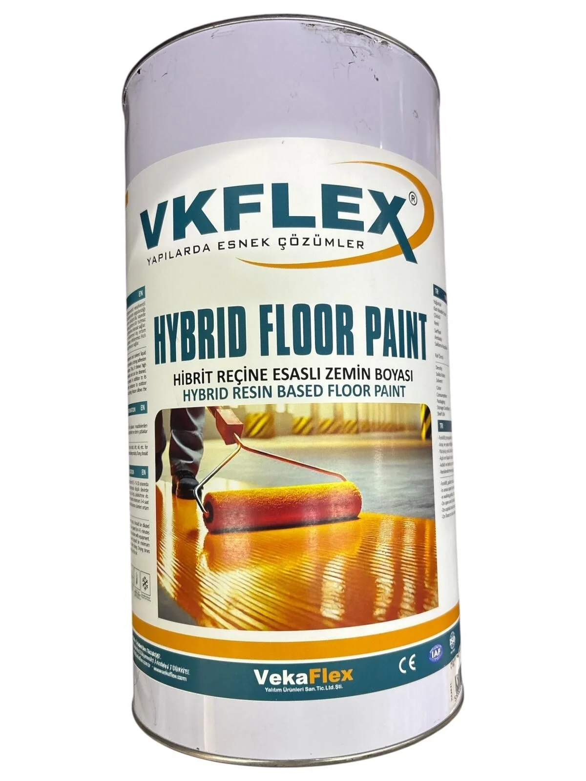 İthalat® Vkflex Hybrid Floor Zemin Boyası 5 Kg  Ral 6037