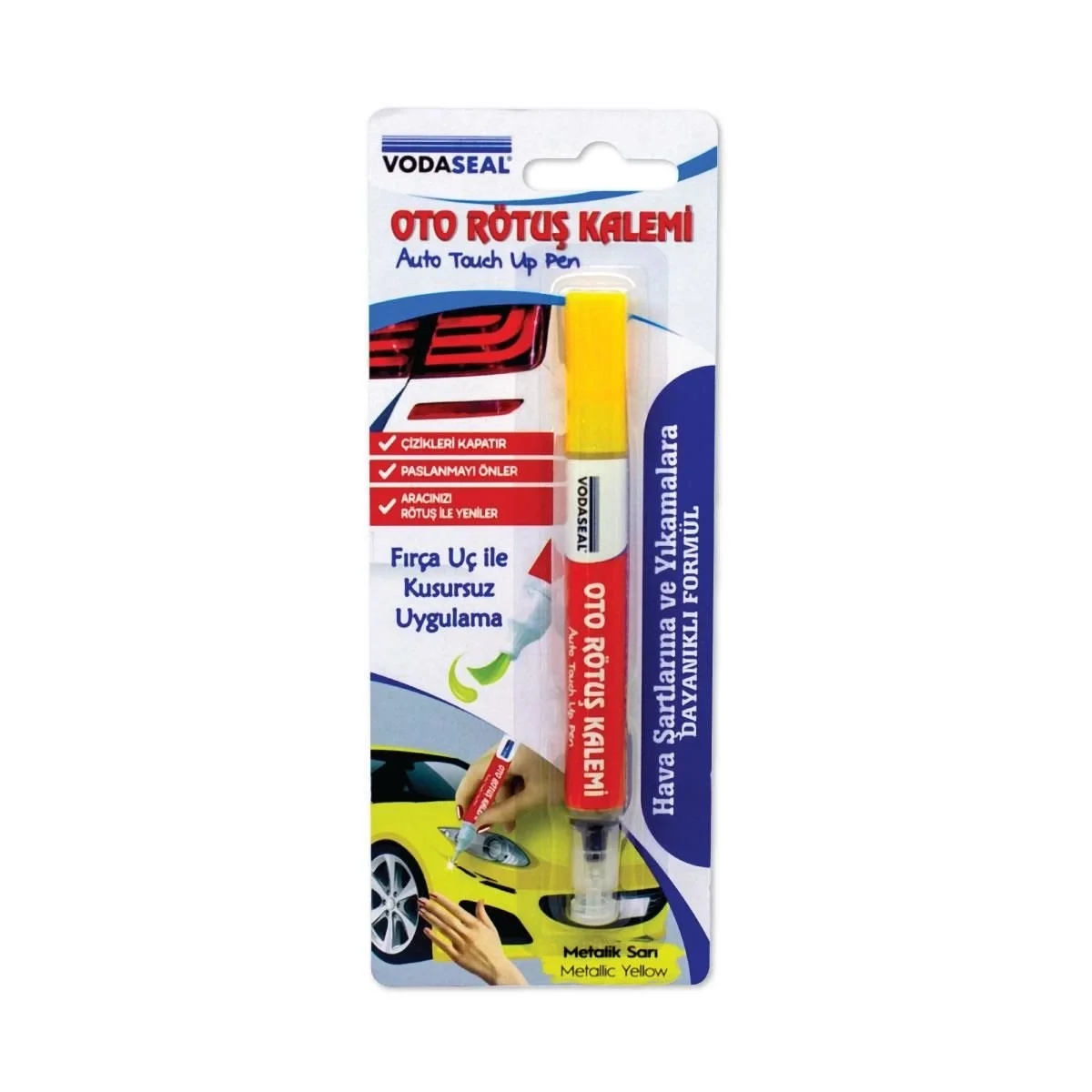 İthalat® Vodaseal Oto Rötuş Kalemi Metalik Sarı 5 ml İthalat® Vodaseal Oto Rötuş Kalemi Metalik Sarı 5 ml