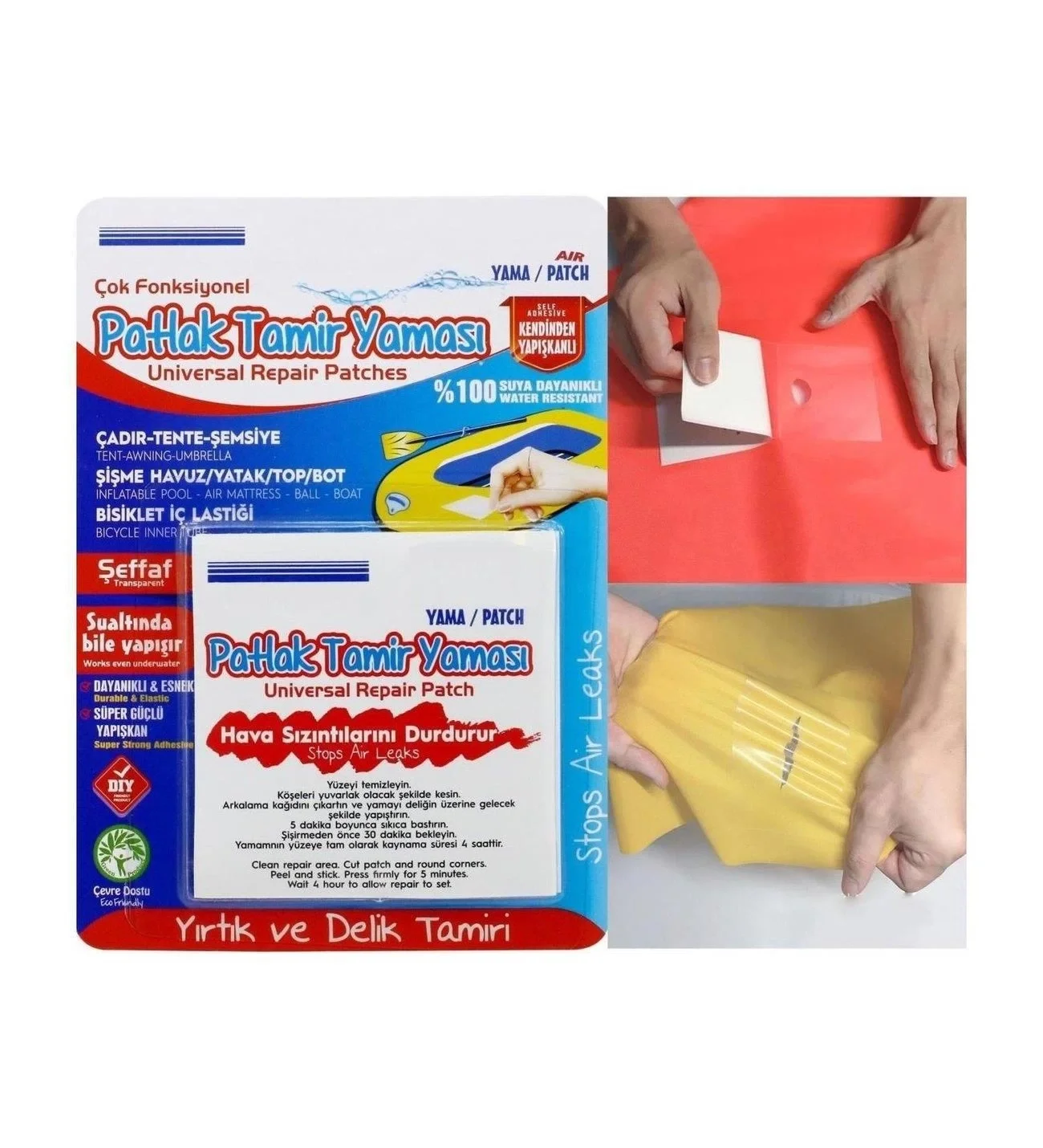 İthalat® Vodaseal Patlak Tamir Yaması İthalat® Vodaseal Patlak Tamir Yaması