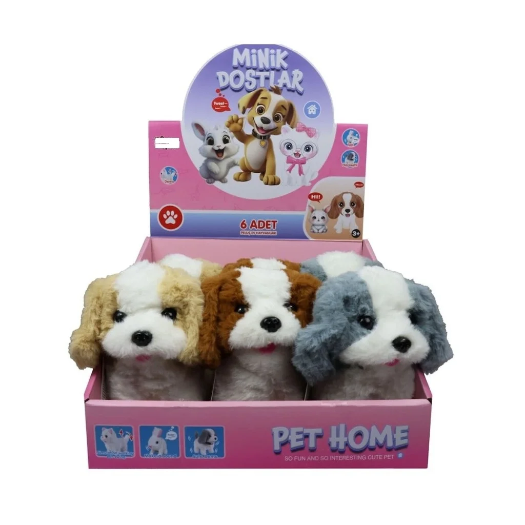 İthalat® VRD10642 PELUŞ EVCİL KÖPEK (SESLİ VE(adet fiyatıdır)