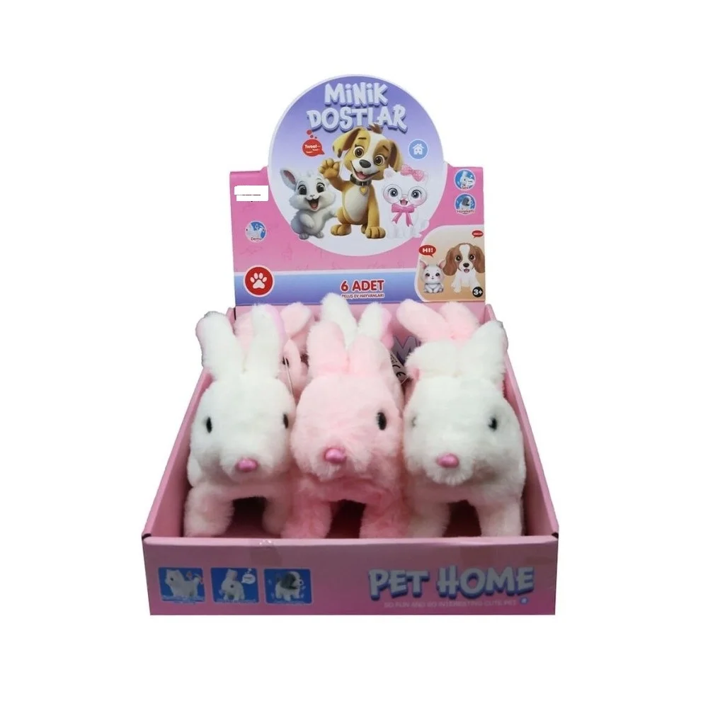 İthalat® VRD10643 PELUŞ EVCİL TAVŞAN (SESLİ VE(adet fiyatıdır)