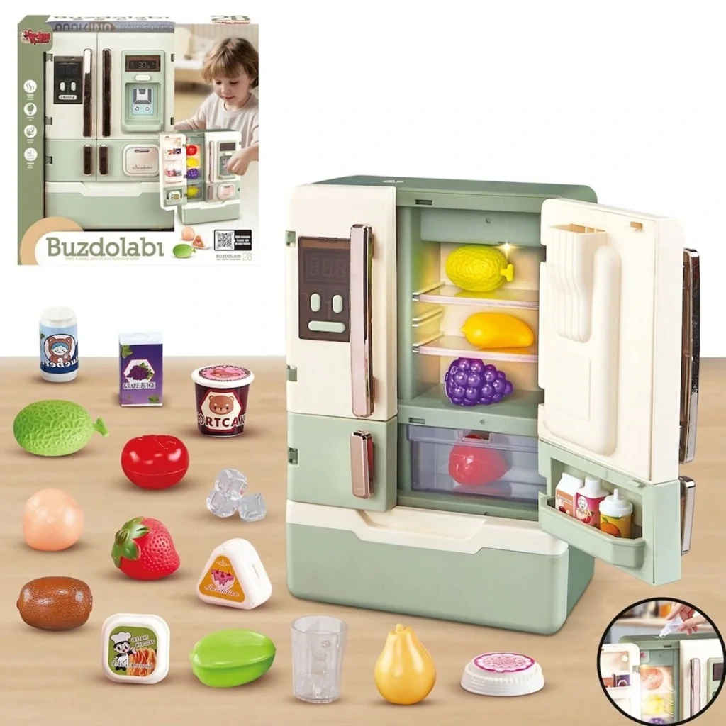 İthalat® VRD10650 IŞIKLI VE SESLİ AKSESUARLI BUZDOLABI
