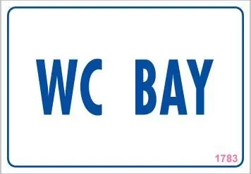 İthalat® WC Uyarı Levhası 17,5x25 KOD:1783 İthalat® WC Uyarı Levhası 17,5x25 KOD:1783