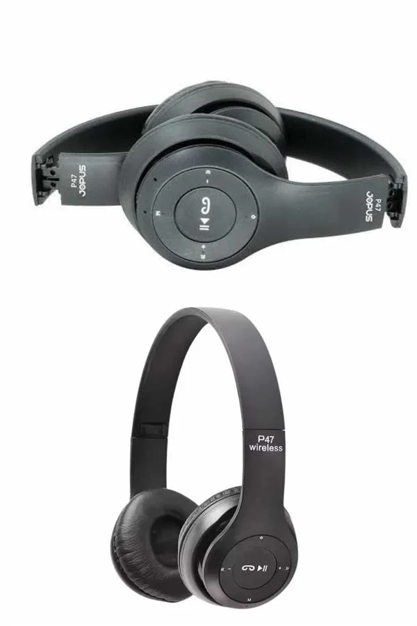 İthalat® Wireless 5.0 Bluetooth Kablosuz Kulaklık ANC Özellikli Kulak Üstü Ayarlanabilir
